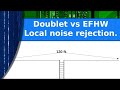 Ham Radio - The doublet vs EFHW noise rejection comparison.