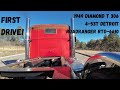 First drive 1949 diamond t 306  detroit 453t  roadranger rto6610