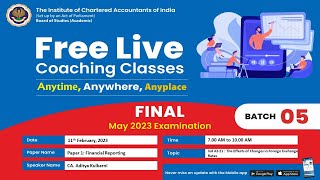 Final Paper 1: FR | Topic: Ind AS 21: The Effects of Changes in Foreign...| Session 1 | 11 Feb, 2023