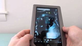 NOOK Tablet booting CyanogenMod 7 from an SD card