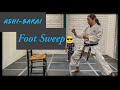 Karate Workout: ashi-barai, sweeping techniques