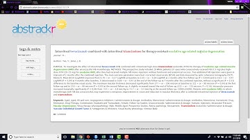 Introduction to Abstrackr