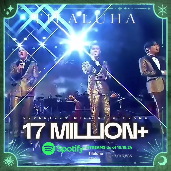 SB19's TILALUHA Nililunod Pa Rin ng #17MillionStreams 👑🤩