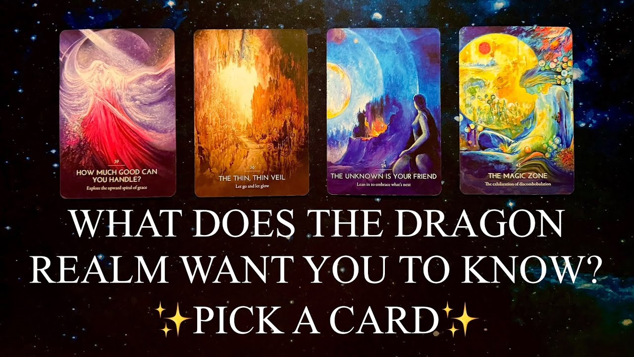 PICK A CARD | ✨WHAT DOES THE DRAGON REALM WANT YOU TO KNOW RIGHT NOW?🐉