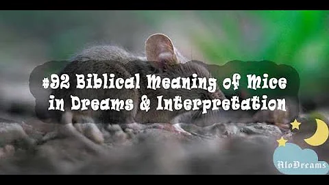 Descubre el significado bíblico de los sueños con ratones