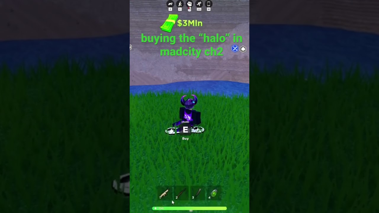 buying halo in madcity ch2 