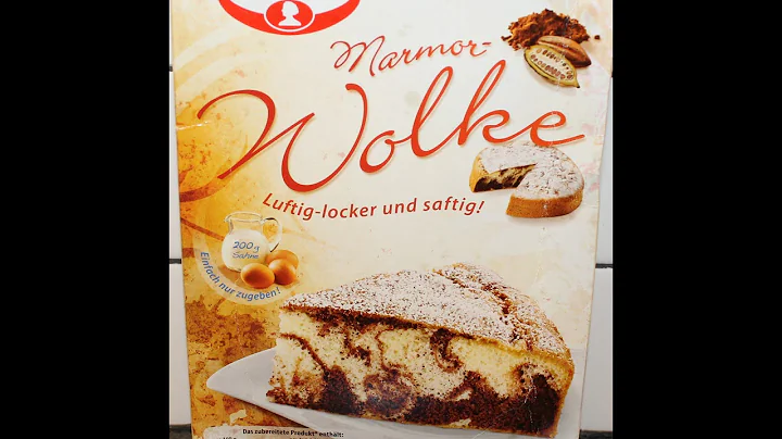 From Germany: Dr. Oetker Marmor-Wolke Preparation ...