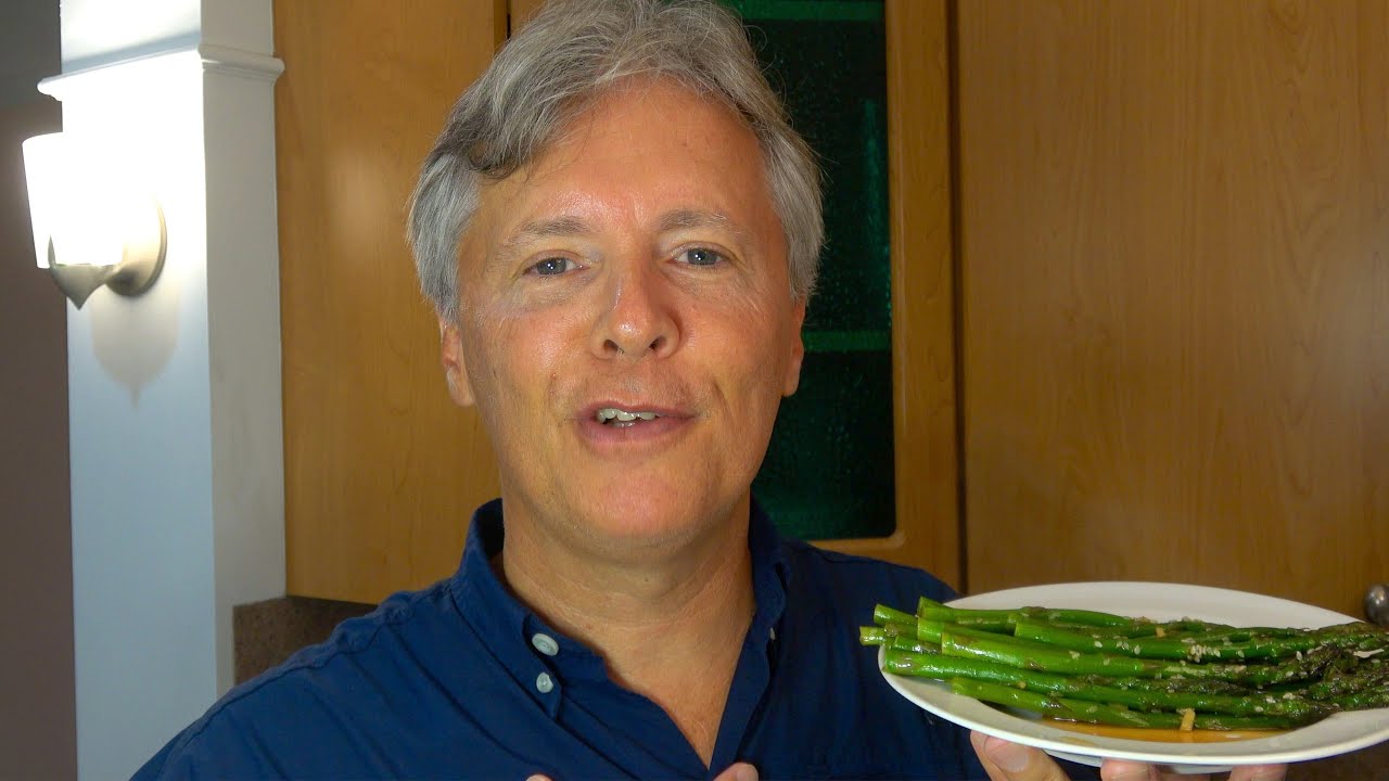 Asparagus with Homemade Teriyaki Sauce Easy Recipe StepByStepChef