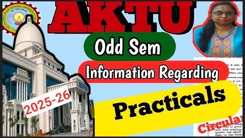 Aktu Odd sem Practical Exam News 2025-26 | Aktu odd Sem written Exam news | Aktu News today