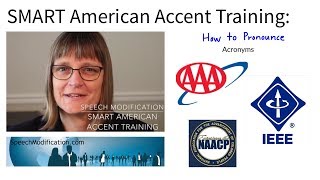 How To Pronounce Acronyms In American English: Shortcuts - SMART American Accent Training
