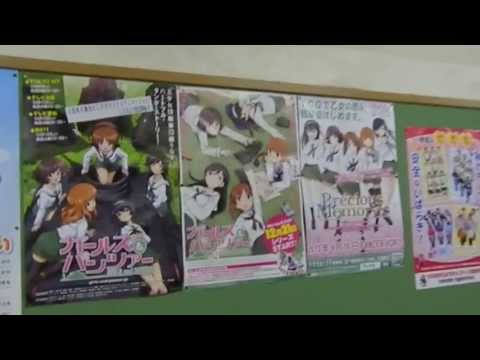 アニメ「ガールズ&パンツァー」で盛り上がる鹿島臨海鉄道大洗駅[HD]
