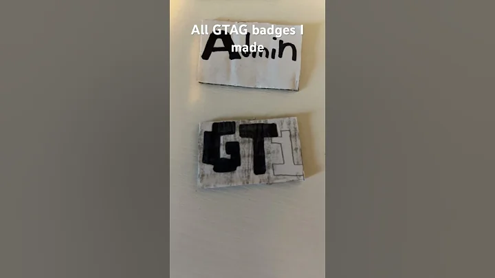 All GTAG badges I’ve made #vr #gorillatag #viral #gorillatagfun #gorillatagjuke #gtag