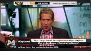 Espn First Take Lebron James To Houston
