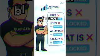 Negative keywords — the bouncer story #googleads #job #jobsearch #career #digitalmarketing