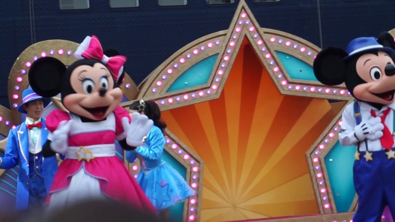 東京ディズニーシー ステップ トゥ シャイン ドックサイドステージ Tds Stella Lou Characters Show Step To Shine Youtube