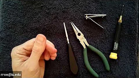 Putting Wire on an EH Reed
