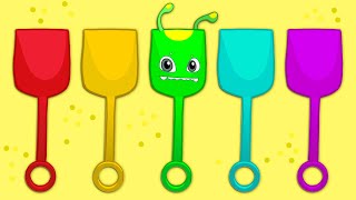 Let's use the COLOR Machine! | Cartoons for Kids | Groovy the Martian