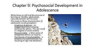 Chapter 9 Psychosocial Development in Adolescence•Charles Overstreet