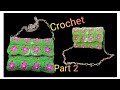 How to crochet a beautiful and easy bag Part 2  حقيبة كروشي 2للمبتدئين الجزء