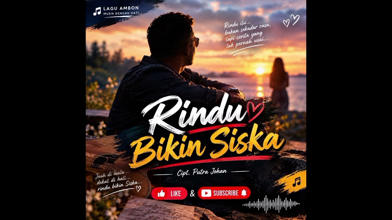 Lagu Ambon Terbaru _ Rindu Bikin Siksa (Rindu ini hanya menyisakan separuh jiwa)