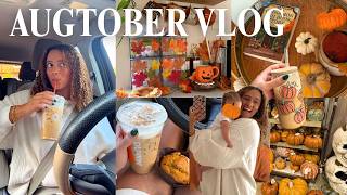 AUGTOBER VLOG π fall shopping, trying dunkin's fall menu, fall decorating, & gilmore girls