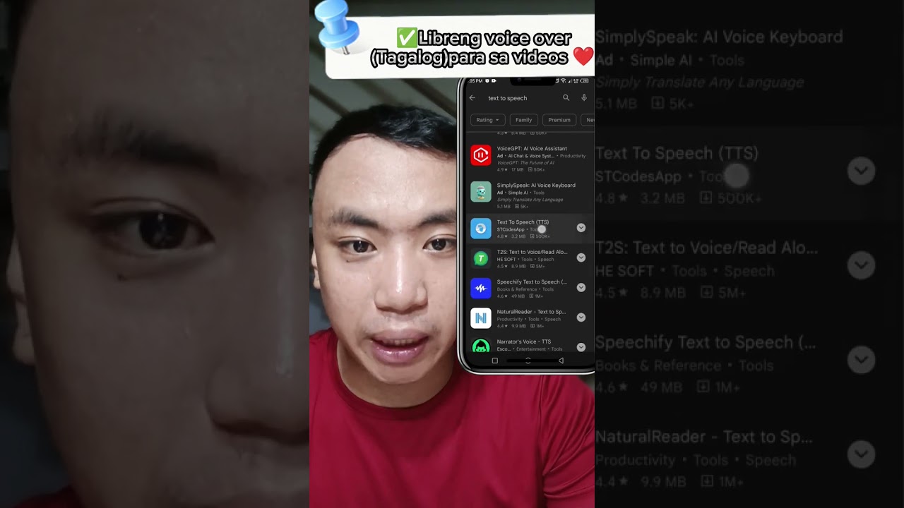 Libreng voice over Tagalog para sa videos. 