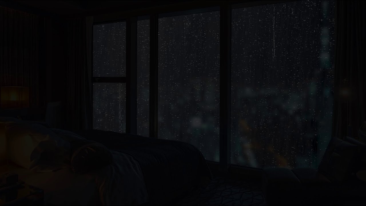 In The Rain Dark Rooms, Music, And Blurry Images Rain Sounds For Sleeping YouTube
