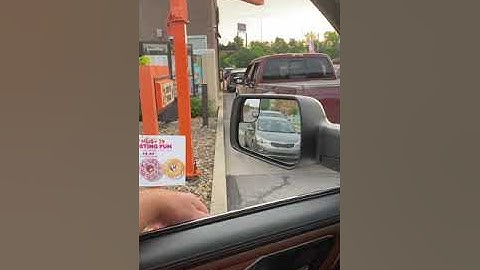 Angry Dunkin Donuts drive thru