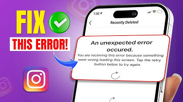 How to Fix an Unexpected Error Occurred on Instagram on iPhone