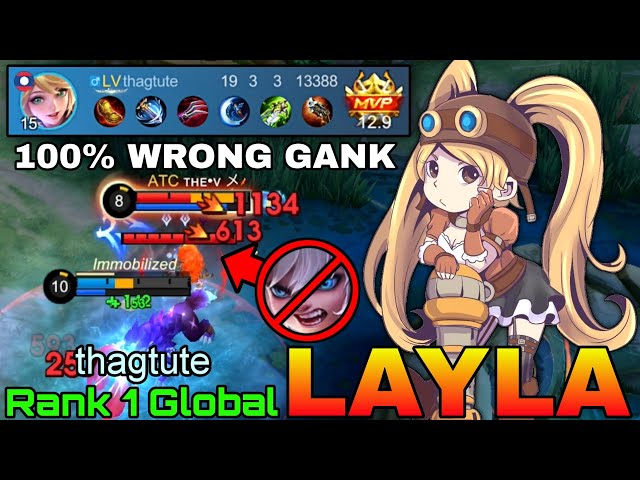 19 Kills Layla Monster Gold Laner - Top 1 Global Layla by thagtute - Mobile Legends class=