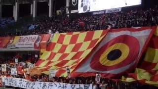 2016/3/12 川崎フロンターレ vs. 名古屋グランパス 選手入場 & ビッグフラッグ