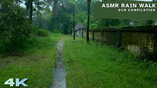 A Journey Through Rainy Villages 🌧️🌿 | Beautiful Rural Rain Walks ASMR Compilation for Sleep