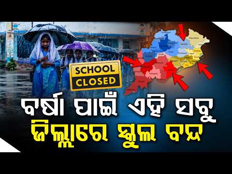Odisha School Holiday News: Schools Closed in 3 Districts due to Heavy Rain | Argus News