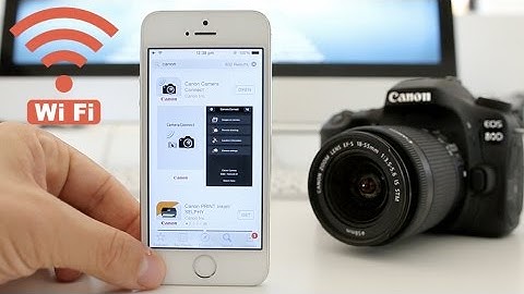 Canon 80D Tutorial - How to set up WiFi