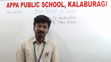 APS- GRADE-X - MATHEMATICS-AREAS RELATED TO CIRCLES -PART-8 - Mr. VAIBHAV MUTTIN- 25-09-2021