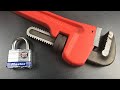 [672] Pipe Wrench vs. Master Lock No. 5