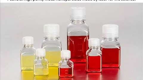 Gold Nanoparticles Made by Laser (i-colloid)