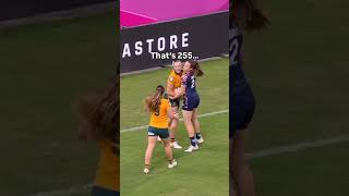 Maddi Levi is CLOSING IN 📈 #Rugby #Shorts #HSBCSVNS