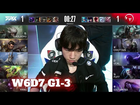 FPX vs TT - Game 3 | Week 6 Day 7 LPL Spring 2022 | FunPlus Phoenix vs TT G3