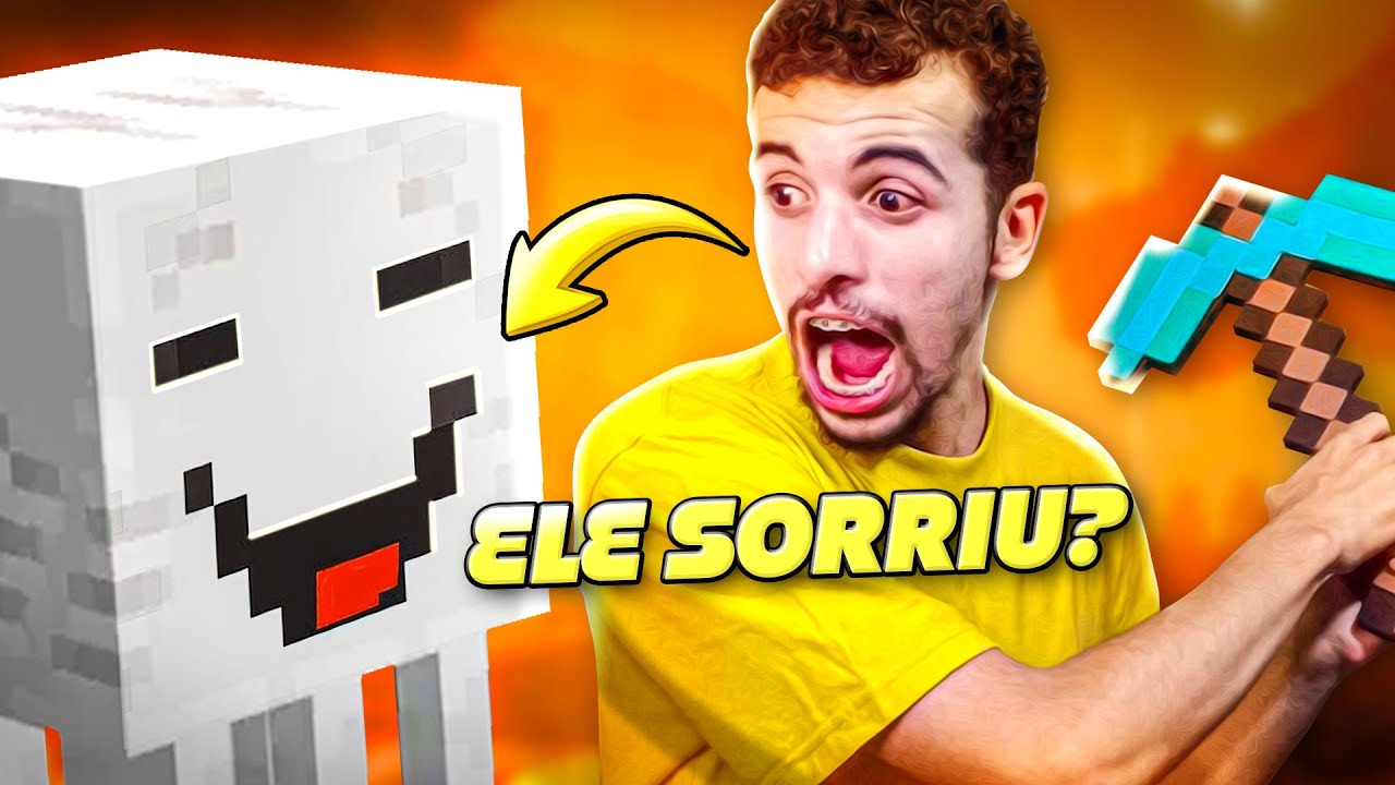 ENCONTREI UM GHAST FELIZ NO MINECRAFT? (Impossível)