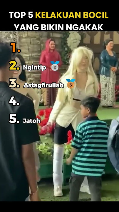Top 5 Kelakuan Bocil Yang Bikin Ngakak #shorts #ngakak