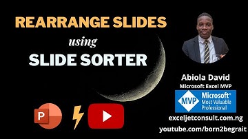 Rearrange Slide using Slide Sorter