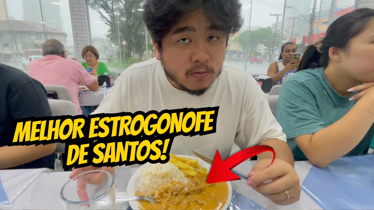 NOS DESPEDIMOS DE SANTOS COM O MELHOR ESTROGONOFE DA CIDADE
