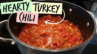 Hearty turkey chili recipe