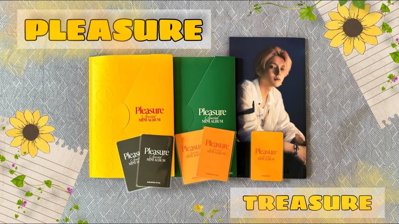 РАСПАКОВКА АЛЬБОМОВ 'PLEASURE' | TREASURE SPECIAL MINI ALBUM 'PLEASURE' | PLEASURE ALBUM UNBOXING