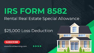 IRS Form 8582 (Passive Activity Loss)  Special Allowance Limits for Rental Real Estate