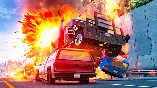 Billy Bomb vs Ricky Racer eps 3 RELENTLESS!  Extreme An Intense BeamNG.Drive Police Chase screenshot 5