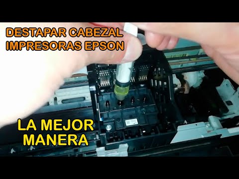 Destapar inyectores | Lavado interno de inyectores | Cabezal Epson | Solución definitiva | ?️ Epson