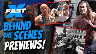 Fast X Behind The Scenes Exclusive Action From Vin Diesel, Jason Momoa, Tyrese Gibson