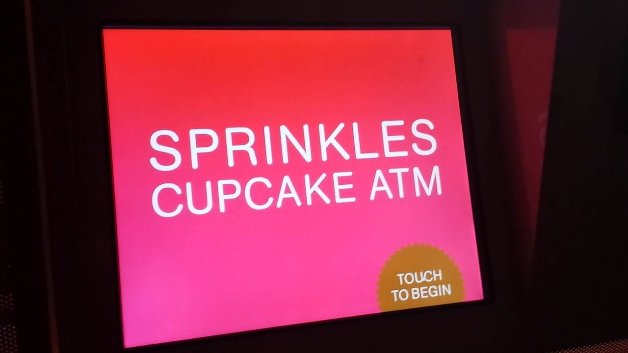 CUPCAKE ATM "SPRINKLES" Dallas, Tx 8715 YouTube